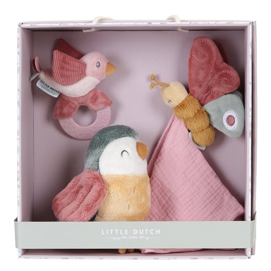 Toys Little Dutch Comforters And Teddies | Little Dutch Flowers And Butterflies Gift Box