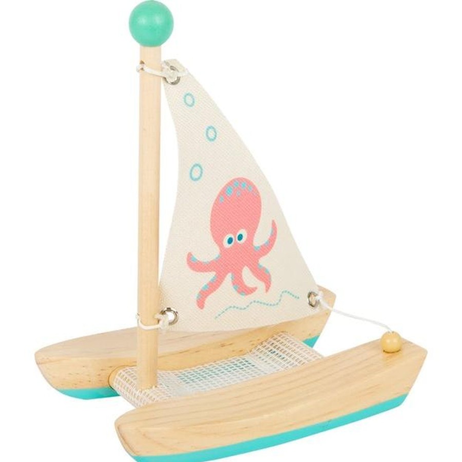 Toys Legler Bath Toys | Legler Water Toy Catamaran Octopus