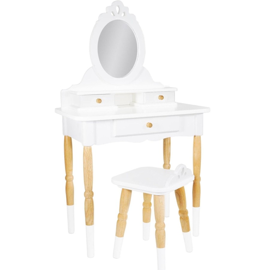 Accessories Chevron Down Icon Le Toy Van | Le Toy Van Vanity Table And Wood Stool