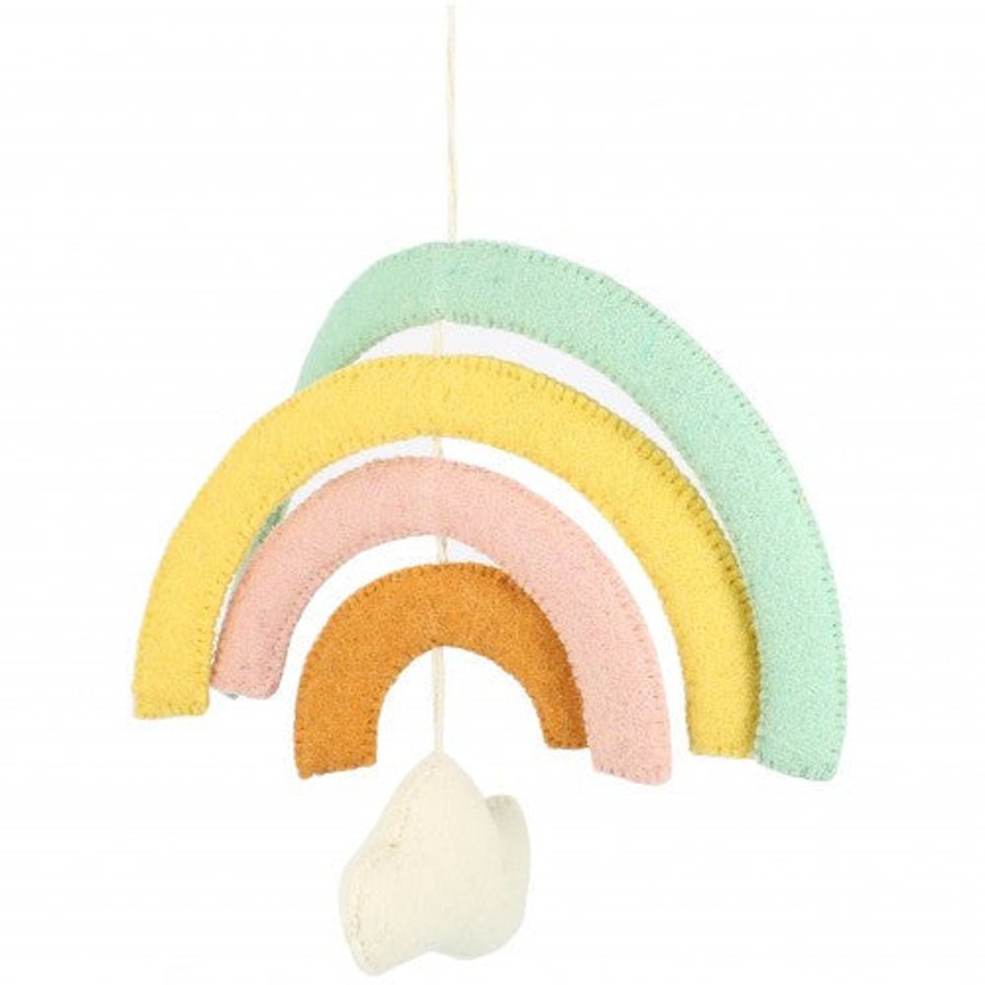 Toys Fiona Walker Mobiles | Fiona Walker Pastel Rainbow Mobile