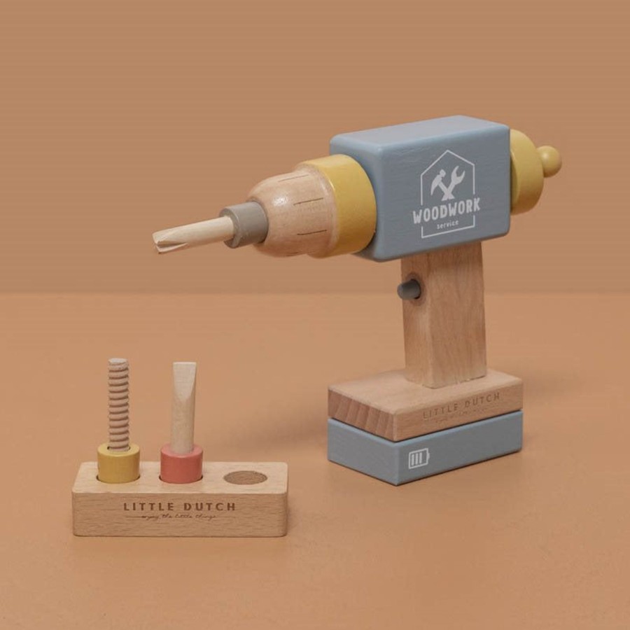 Toys Little Dutch Workbenches & Accessories | Little Dutch Wooden Drill