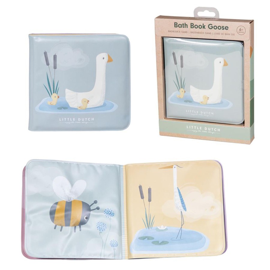 Toys Little Dutch Bath Toys | Little Dutch Bath Book Little Goose