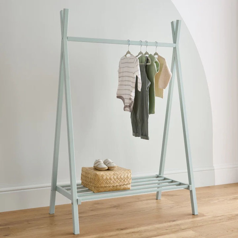 Interiors Chevron Down Icon Cottage Toys | Nola Clothes Rail Sage Green