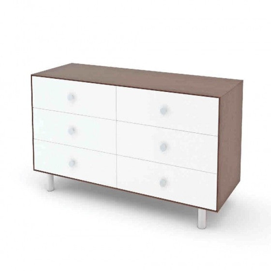 Interiors Chevron Down Icon Oeuf NYC | Oeuf Nyc Merlin 6 Drawer Dresser Walnut