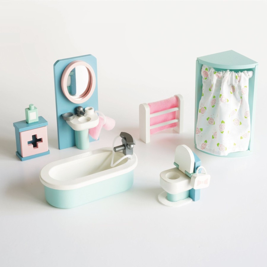 Toys Le Toy Van Wooden Dolls House Furniture | Le Toy Van Daisylane Bathroom