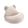 Interiors Chevron Down Icon Wigiwama | Wigiwama Velvet Dusty Beige Bear Beanbag