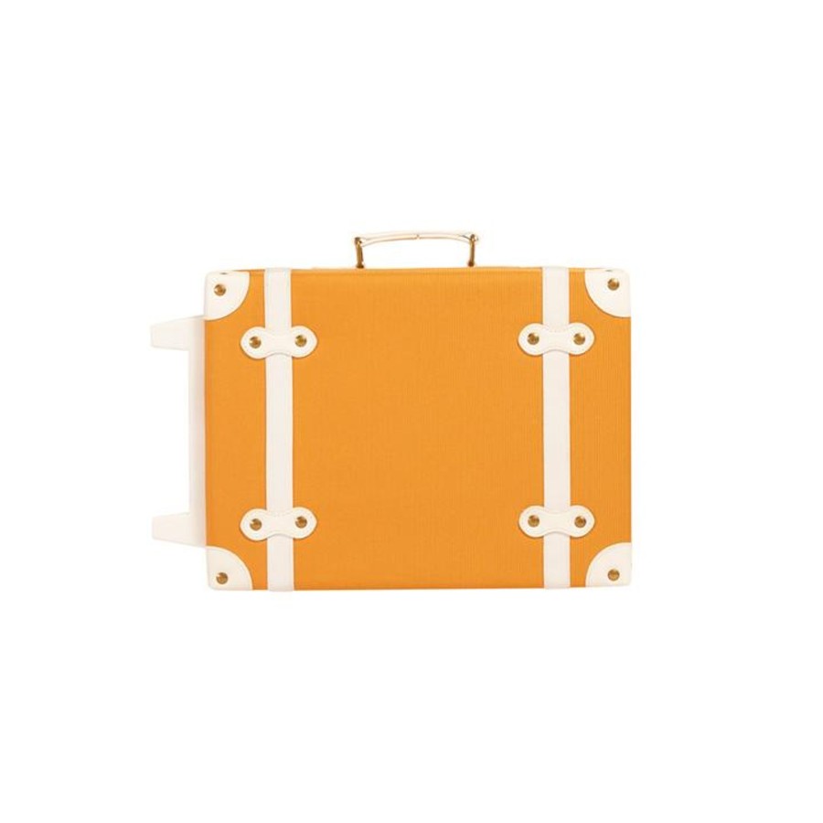 Accessories Chevron Down Icon Olli Ella | Olli Ella See-Ya Suitcase Apricot