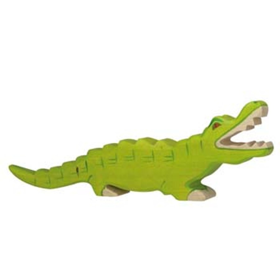 Interiors Chevron Down Icon Holztiger | Holztiger Wooden Crocodile