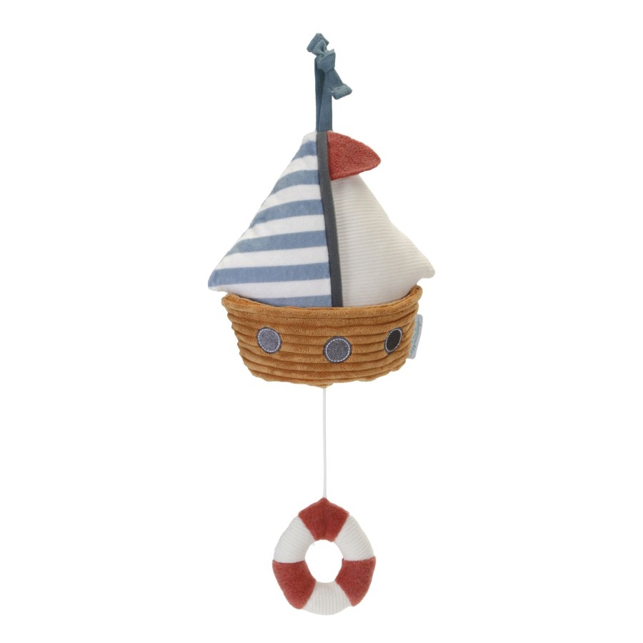 Toys Little Dutch Mobiles | Little Dutch Music Box Sailboat