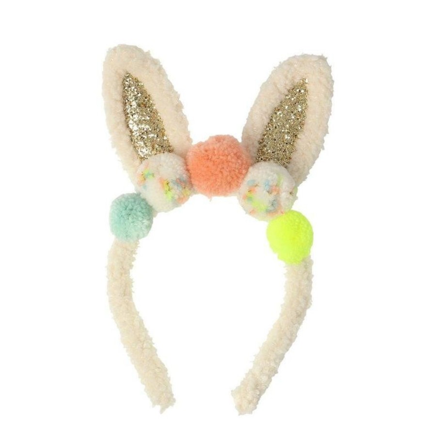 Toys Meri Meri Role Play | Meri Meri Pom Pom Bunny Ear Dressing Up Set