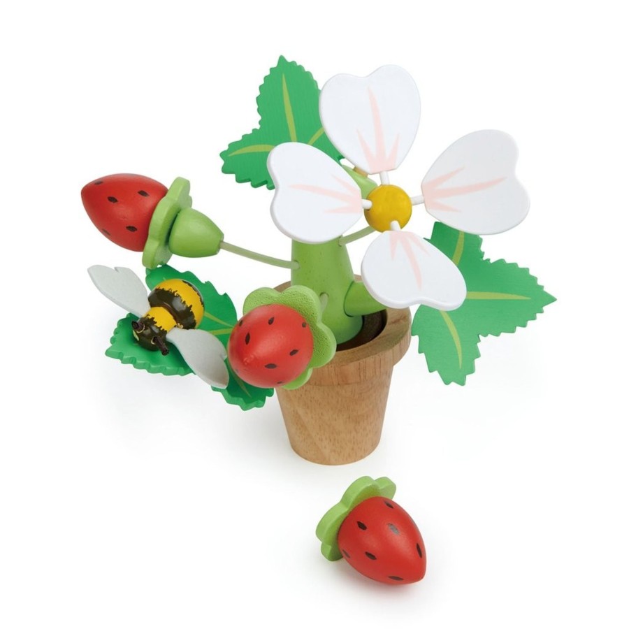 Toys Tender Leaf Toys Gardening | Tender Leaf Toys Strawberry Flower Pot