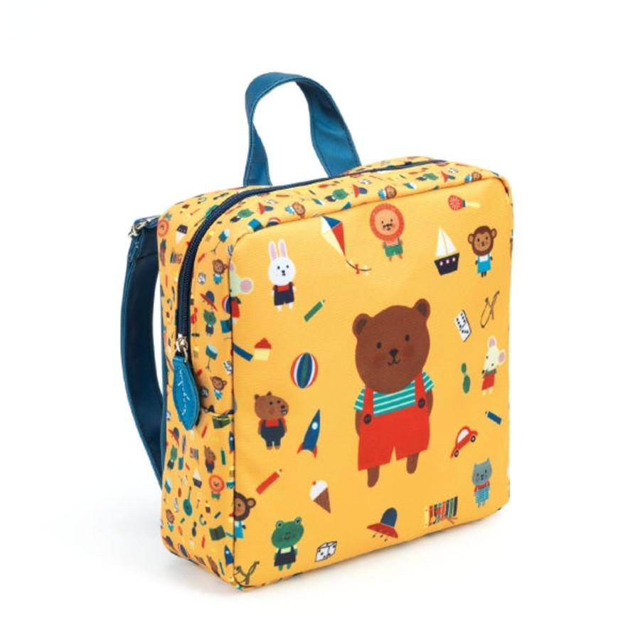 Accessories Chevron Down Icon Djeco | Djeco Backpack Bear