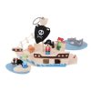 Toys Bigjigs Toys Pre-School | Bigjigs Mini Pirate Ship Playset