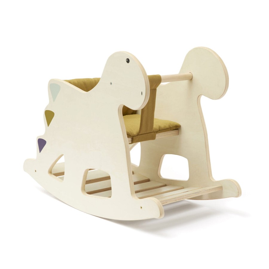 Toys Kids Concept Rocking Horses | Kids Concept Wooden Dino Rocking Horse Neo