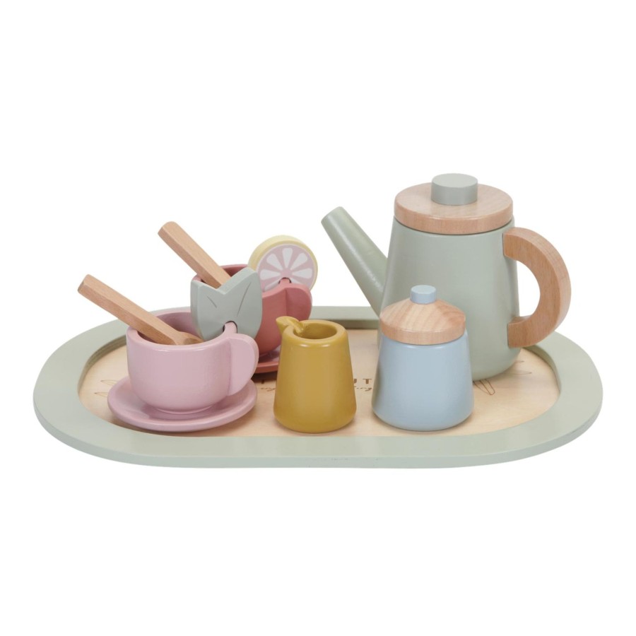 Toys Little Dutch Pre-School | Little Dutch Wooden Tea Set