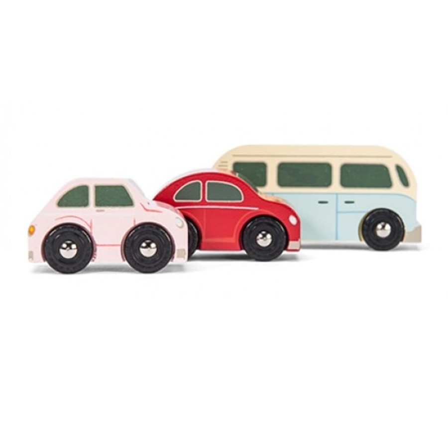 Toys Le Toy Van Vehicles And Accessories | Le Toy Van Retro Metro Car Set