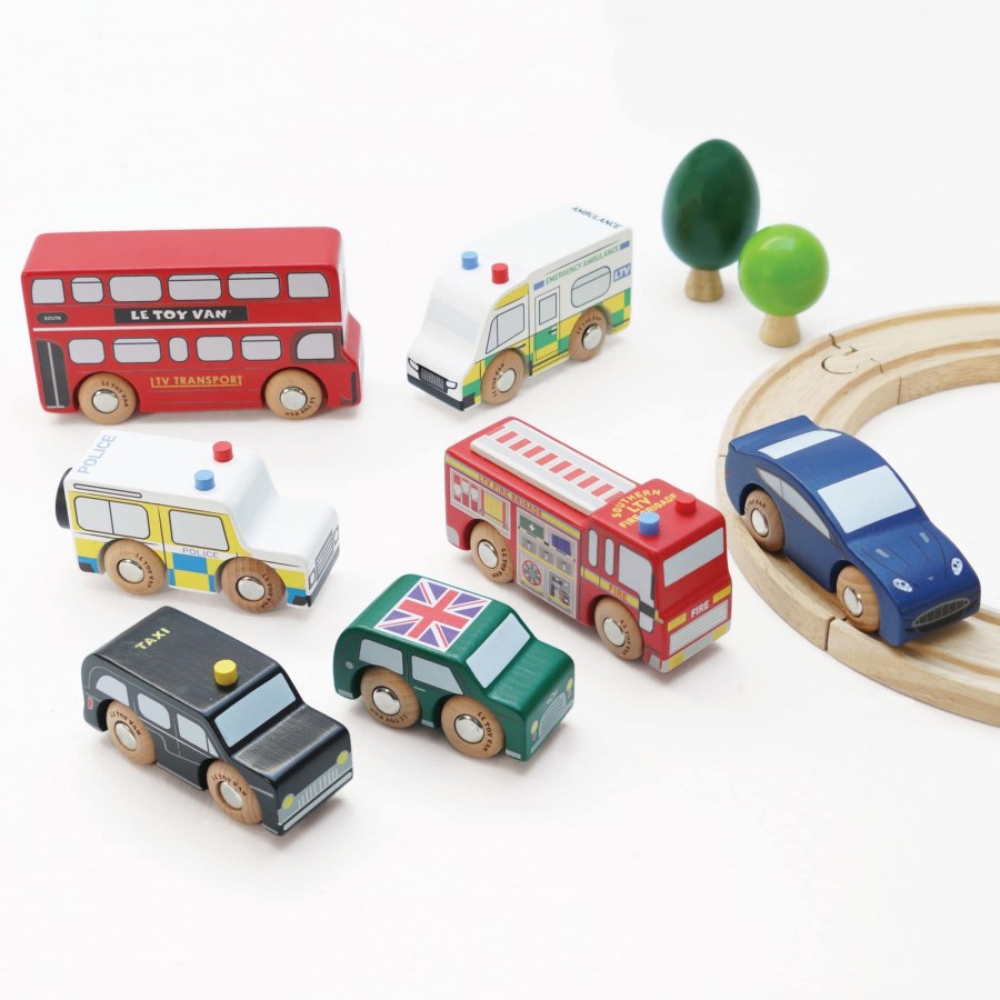 Toys Le Toy Van Cars And Trucks | Le Toy Van London Vehicles Car Set