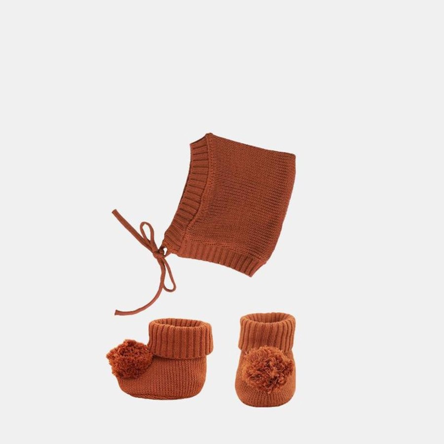 Toys Olli Ella Dolls | Olli Ella Dinkum Doll Knit Set Umber