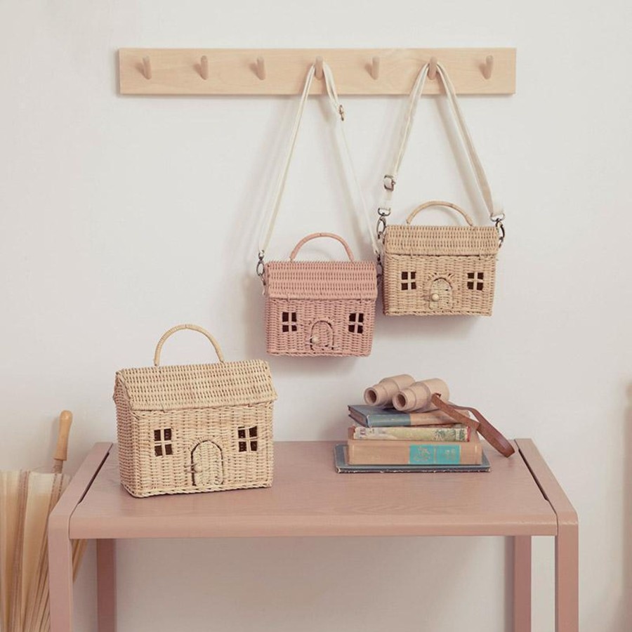 Interiors Chevron Down Icon Olli Ella | Olli Ella Casa Bag Straw