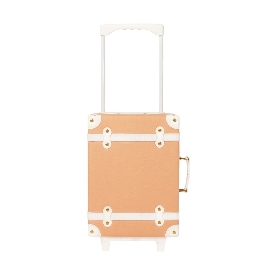 Accessories Chevron Down Icon Olli Ella | Olli Ella See-Ya Suitcase Blush