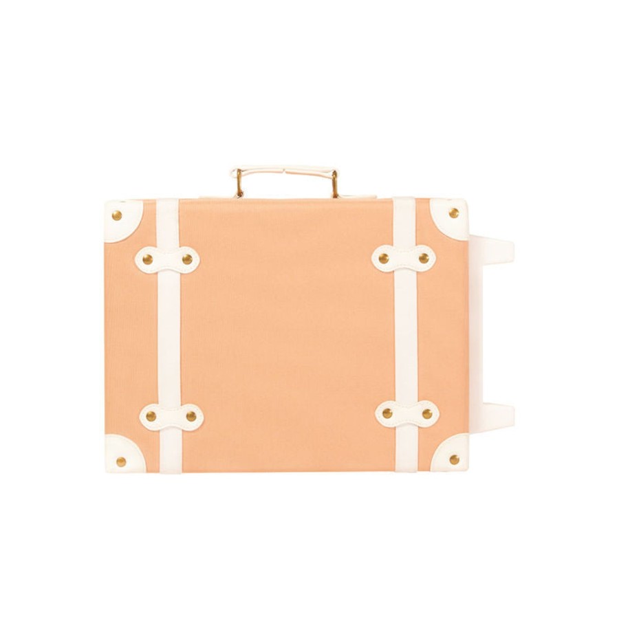 Accessories Chevron Down Icon Olli Ella | Olli Ella See-Ya Suitcase Blush