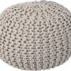 Interiors Chevron Down Icon Kids Depot | Kids Depot Pouf Light Grey