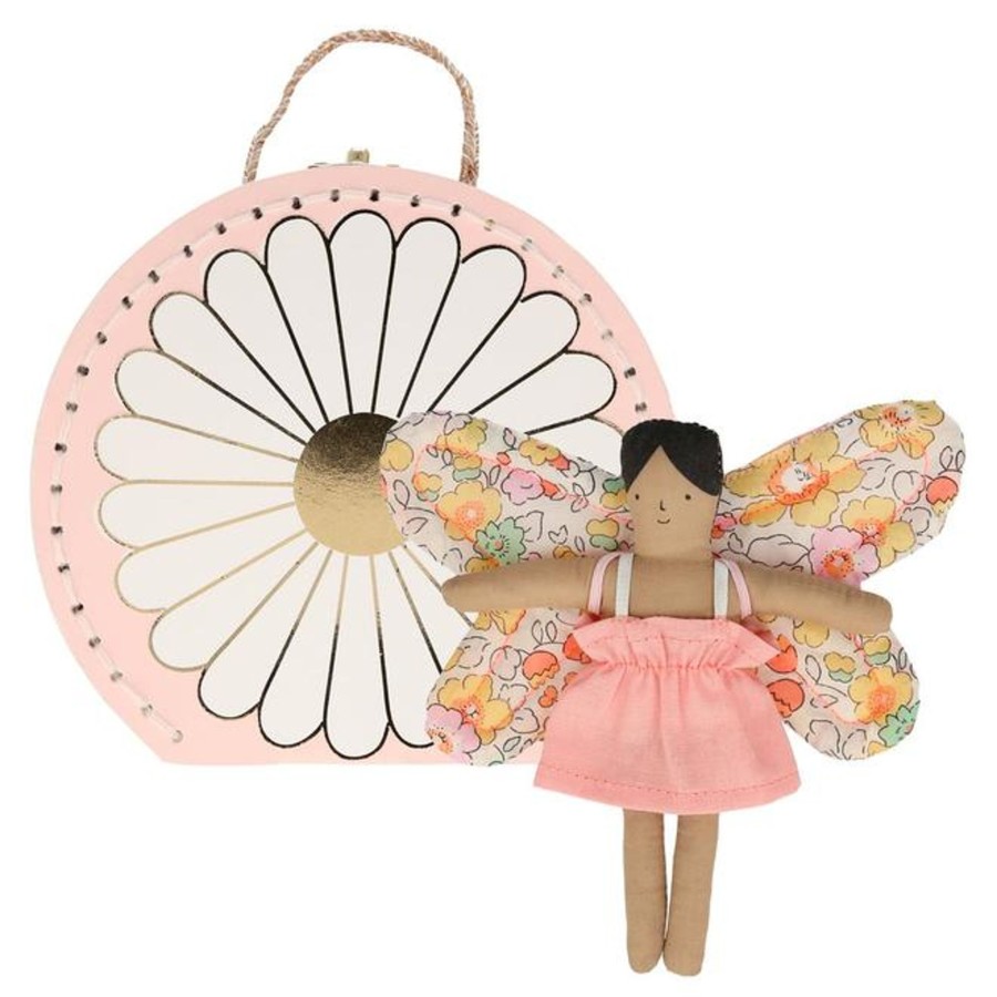 Toys Meri Meri Role Play | Meri Meri Butterfly Daisy Mini Suitcase Doll