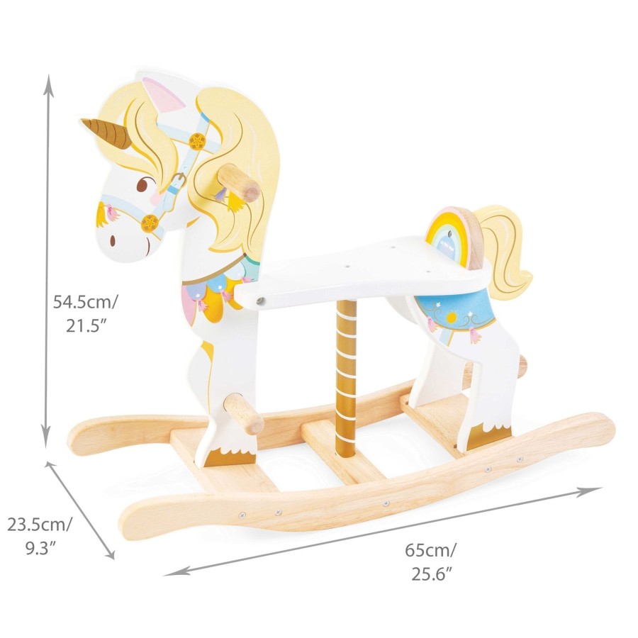 Toys Le Toy Van Rocking Horses | Le Toy Van Rocking Unicorn Carousel