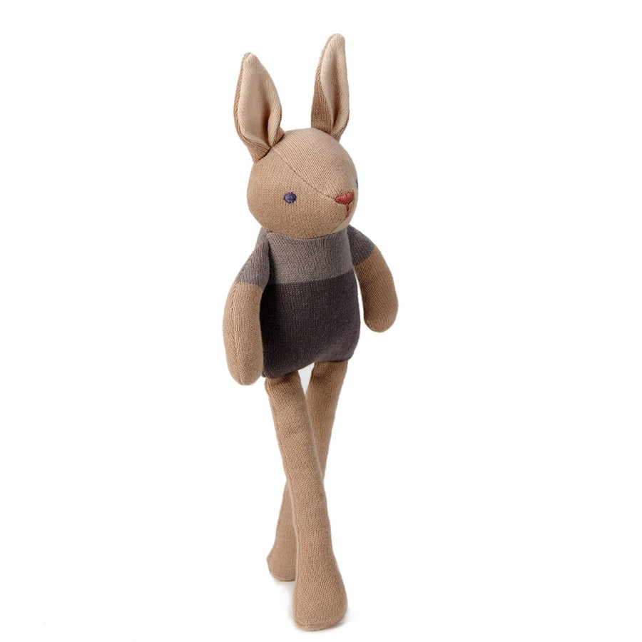 Toys Tender Leaf Toys Gifts Under £25 | Threadbear Designs Baby Threads Taupe Bunny Doll