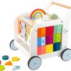 Toys Legler Wooden Baby Walkers | Legler Rainbow Baby Walker