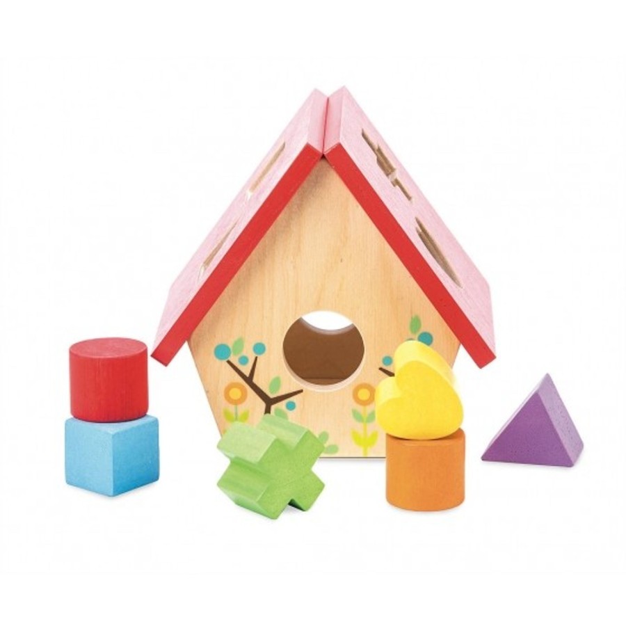 Toys Le Toy Van Puzzles And Blocks | Le Toy Van Bird House Shape Sorter