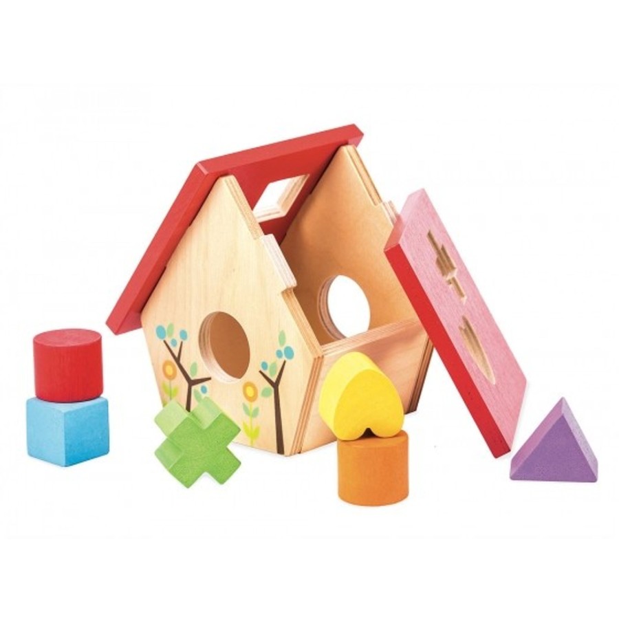 Toys Le Toy Van Puzzles And Blocks | Le Toy Van Bird House Shape Sorter