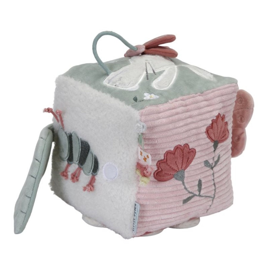 Toys Little Dutch Gifts Under £25 | Little Dutch Soft Activity Cube Flowers And Butterflies