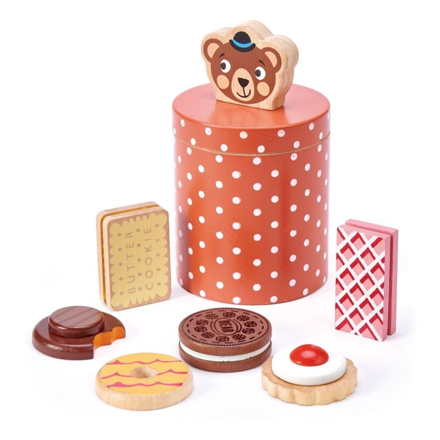 Toys Tender Leaf Toys Gifts Under £25 | Tender Leaf Toys Bear'S Wooden Biscuit Barrel