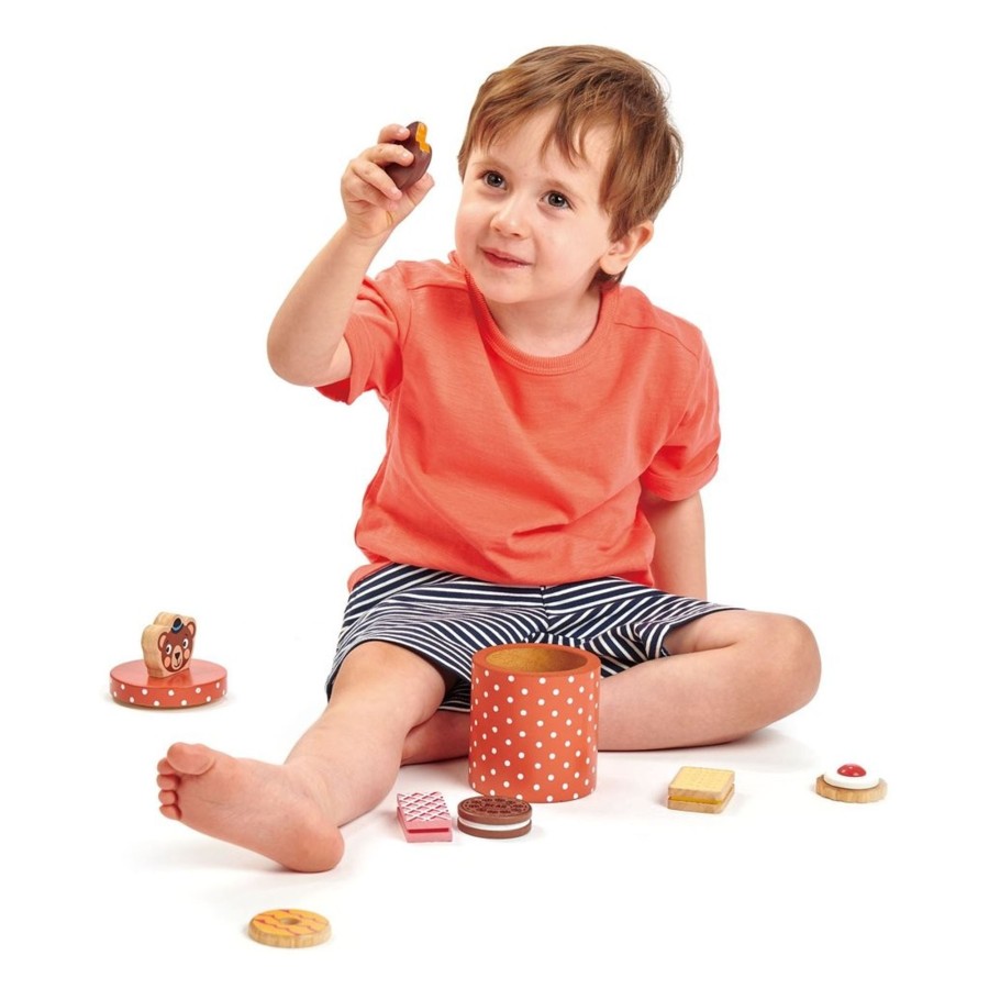 Toys Tender Leaf Toys Gifts Under £25 | Tender Leaf Toys Bear'S Wooden Biscuit Barrel