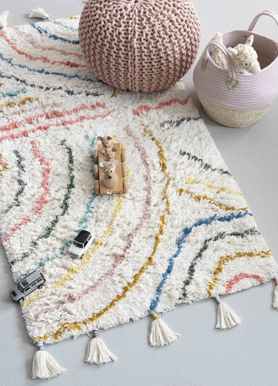 Interiors Chevron Down Icon Kids Depot | Kids Depot Berber Pastel Rug