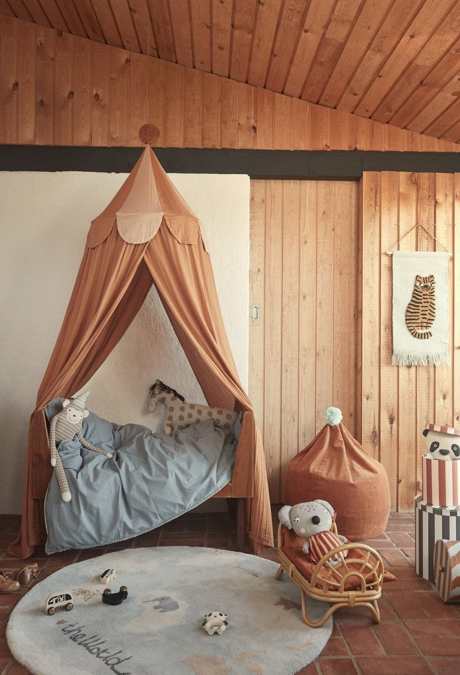 Toys OYOY Play Houses And Tents | Oyoy Ronja Canopy Caramel