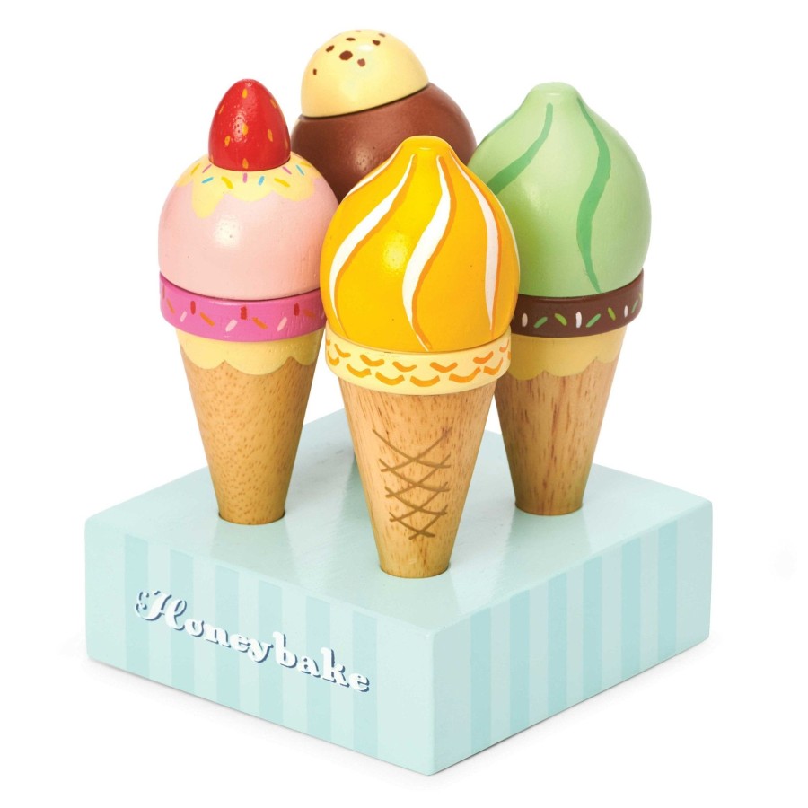 Toys Le Toy Van Wooden Play Food | Le Toy Van Ice Cream Set