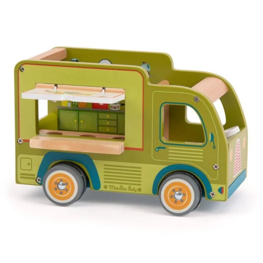 Toys Moulin Roty Vehicles And Accessories | Moulin Roty Food Truck