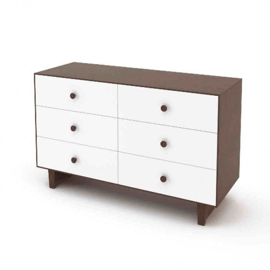 Interiors Chevron Down Icon Oeuf NYC | Oeuf Nyc Rhea 6 Drawer Dresser Walnut