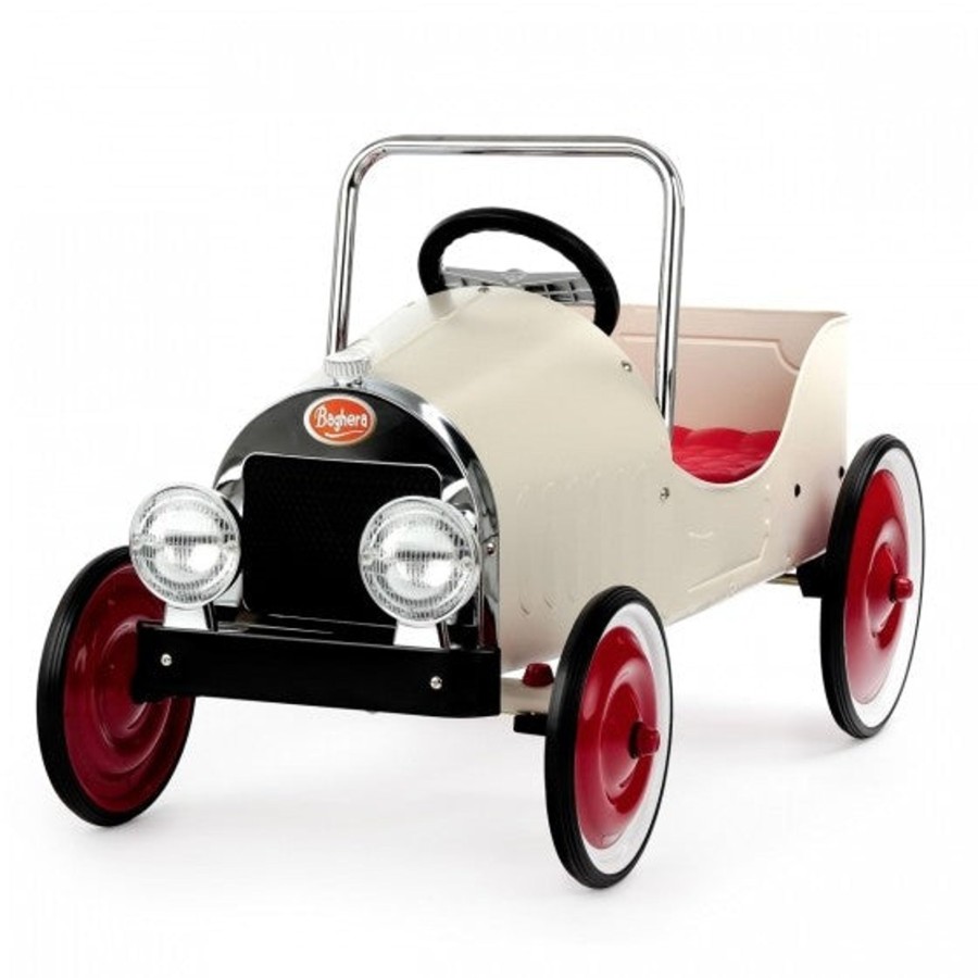 Toys Baghera Trike & Ride On Toys | Baghera Classic White Pedal Car