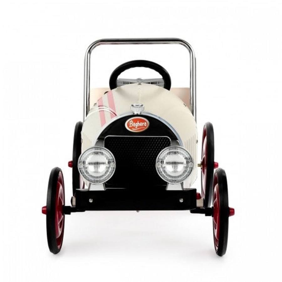 Toys Baghera Trike & Ride On Toys | Baghera Classic White Pedal Car