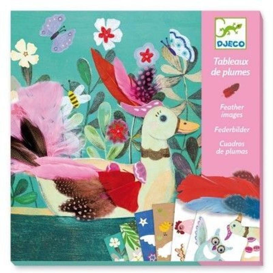 Toys Djeco Gifts Under £25 | Djeco Chic Feather Picture Birds