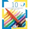 Arts & Craft Chevron Down Icon Djeco | Djeco Felt Tip Pens Pop And Neon Colours