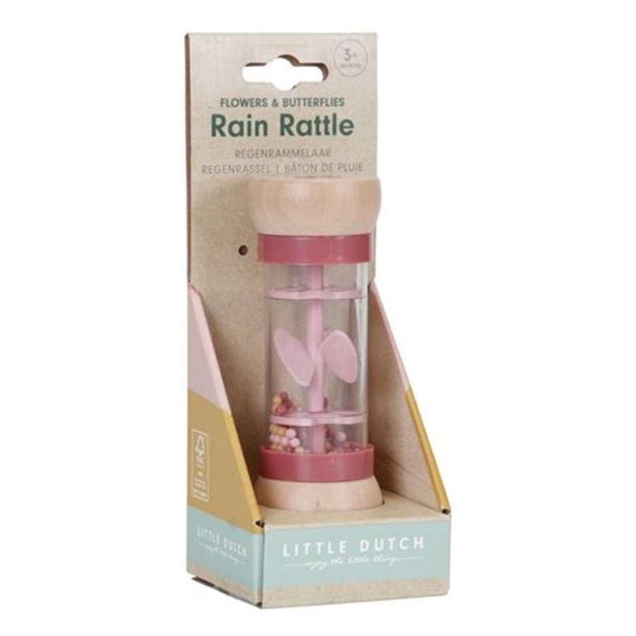 Toys Little Dutch Gifts Under £25 | Little Dutch Rain Rattle Flowers & Butterflies